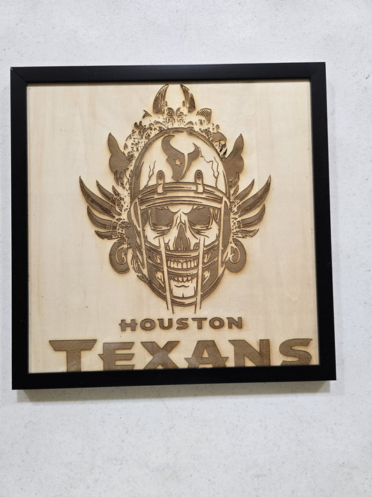 "Battle Born: Houston Texans Skull Tribute"